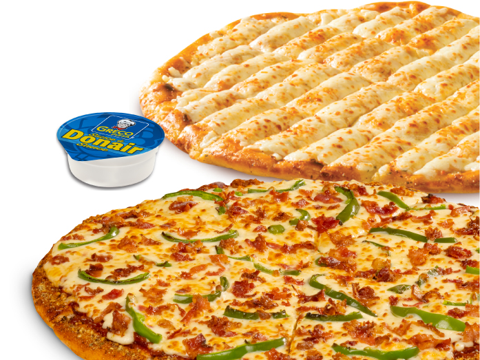 Large Pizza & Large Garlic Fingers image